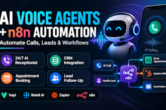 build ai voice agents and n8n workflows