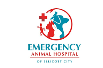 design emergency vibrant animal hospital logo