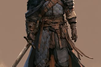 draw your oc and dnd character illustration