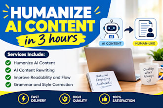 humanize ai content to pass plagiarism and detection in 3hrs