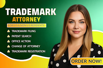 be your licensed US patent and trademark attorney