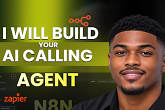 create an ai receptionist and calling agent with n8n