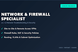 configure, troubleshoot, and secure your network, VPN, or firewall