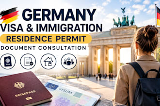 provide germany visa, immigration and residence permit document consultation