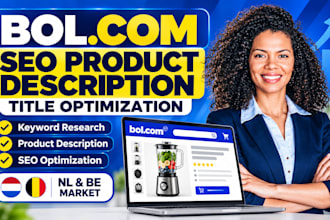 write seo optimized bol com product titles descriptions and listing keywords