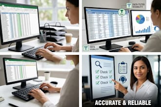 do fast and accurate copy typing ,data entry and document