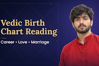 do a detailed vedic astrology birth chart reading