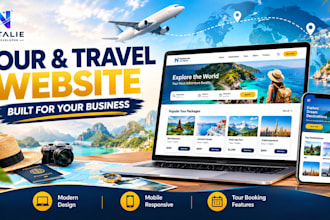 build a tour website and travel website for your business