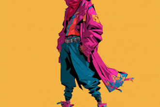 character design in comic style