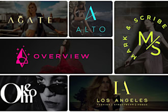 create luxury fashion clothing logo