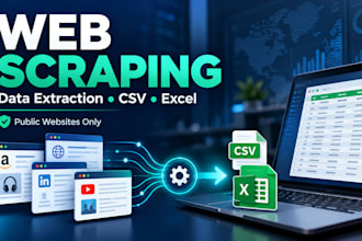 scrape websites and extract structured data for you