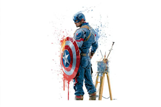 draw amazing superhero and villain character art