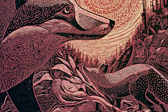 design engrave and print a professional linocut project