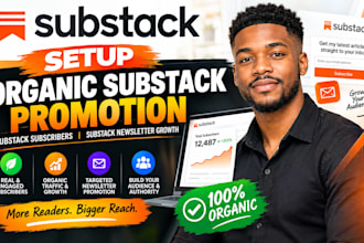 setup organic substack promotion substack subscribers substack newsletter growth
