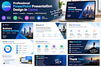 design a professional canva powerpoint presentation