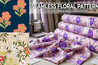 make a digital design for textile print