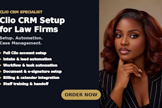 setup and automate clio CRM for law firms and legal teams