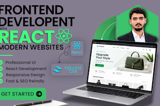 build a react landing page with smooth gsap animations