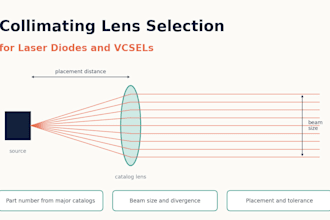 select a collimating lens for your laser diode or vcsel