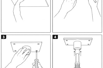 draw, design a step by step instruction manual, user guide for your product