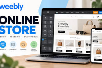 design or redesign your weebly online store