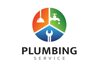 design a professional plumbing logo for your business