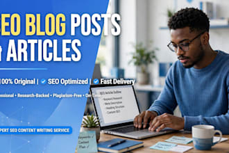 write blog posts and articles for website