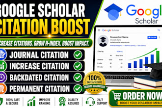 increase your google scholar citation