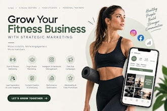 manage gym fitness social media marketing and ads for yoga studios and gyms