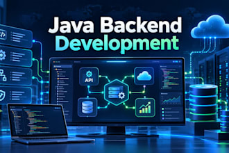 build java spring boot backend apis and database features