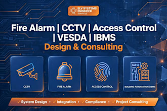 design fire alarm cctv access control system vesda and ibms in data centre
