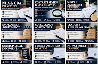 draft a customized service agreement