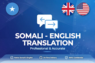 translate english to somali and somali to english accurately
