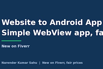 convert your website into a simple android app