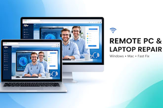 remotely fix your pc, laptop, windows and software problems