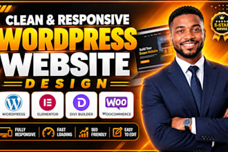 design redesign wordpress website, local business website, woocommerce website