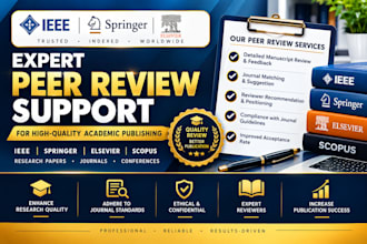 provide ieee springer or elsevier peer review support for eb1a eb2 niw