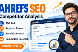 do ahrefs SEO audit, keyword research, competitor and backlink analysis