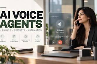 build an ai voice agent, ai calling agent and chatbot