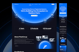 design a modern and responsive website uiux in figma
