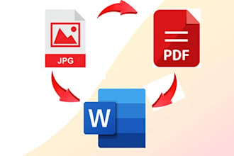 convert pdf into image and word