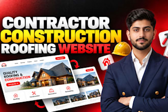 build contractor construction website roofing hvac plumbing website