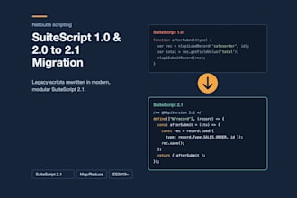 migrate your legacy netsuite suitescript to the latest suitescript version