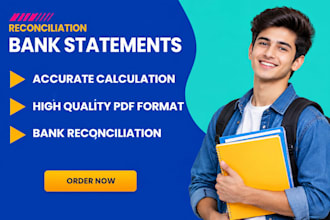 do bank reconciliation payroll and financial record