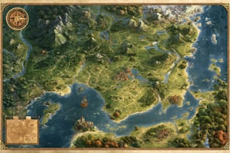 make a fantasy map for you