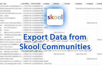 scrape all members from any skool community you are a member of