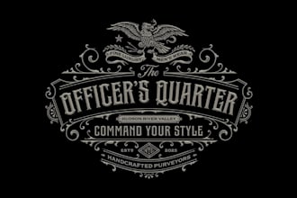 make retro vintage badge logo design
