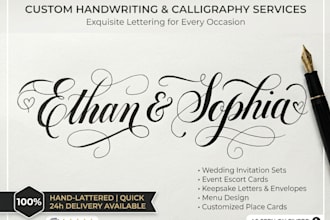 write handwritten letters, notes, and calligraphic cards