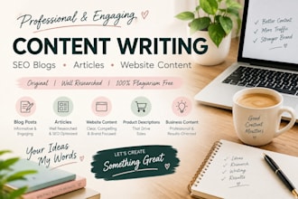 write content writer for blogs and websites