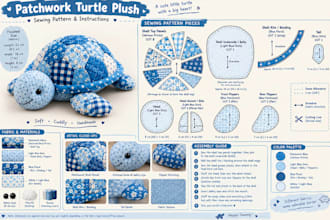 design custom plush sewing pattern for plush toy stuffed ready for production